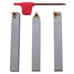 Bernardo Drehmeißelsatz mit HM-Wendeplatten, 12 mm, 5-tlg. -1