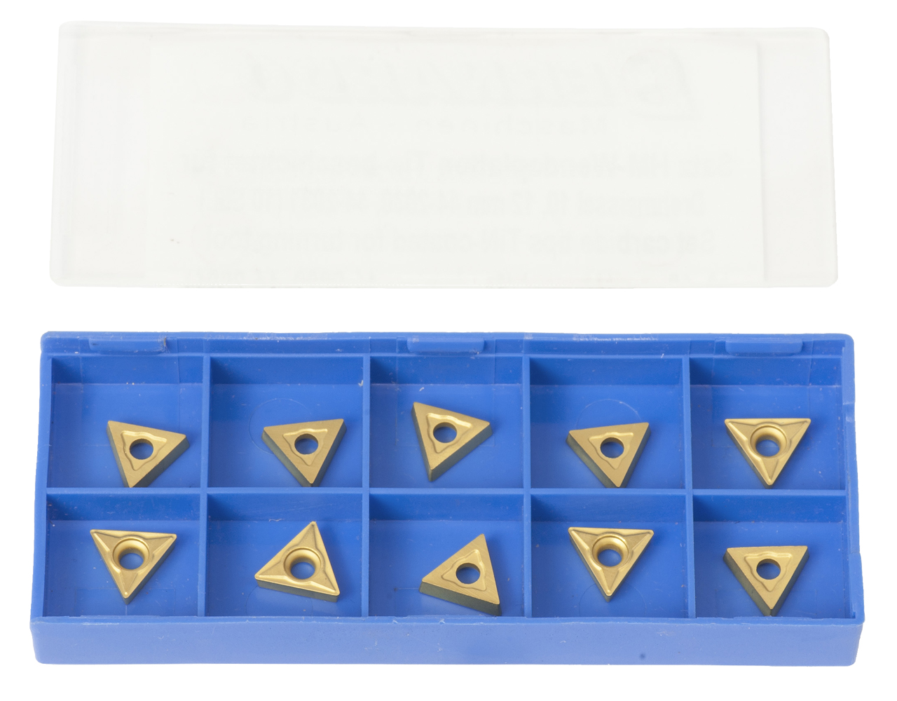 44-2033_1.jpg Bernardo Satz HM-Wendeschneidplatten (10 Stk.) für Drehmeißel 10 / 12 mm -1