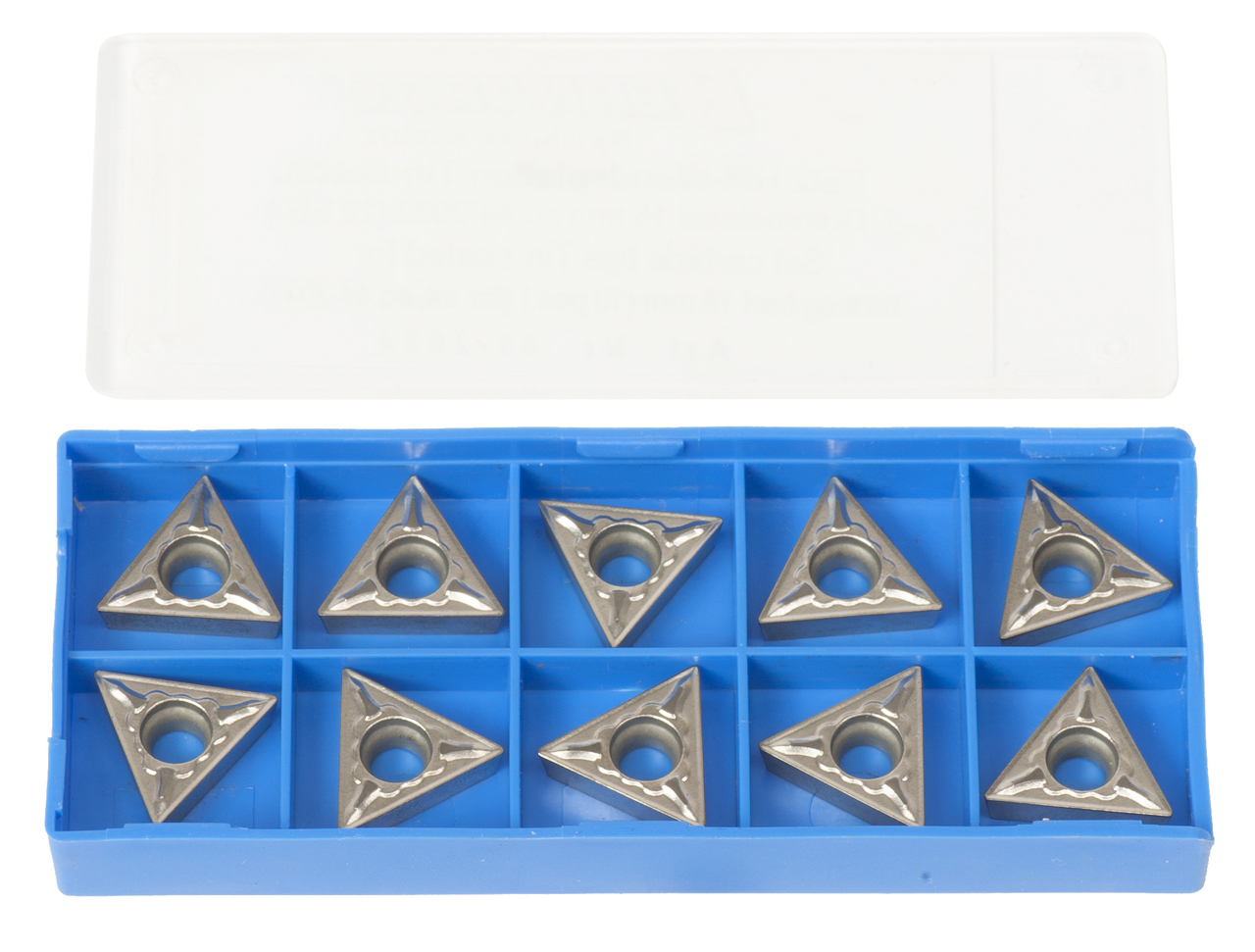 44-2034_1.jpg Bernardo Satz HM-Wendeschneid-platten (10 Stk.) für Drehmeißel 16 mm -1