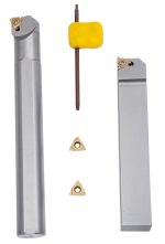 Bernardo Drehmeißelsatz für Innen- und Außengewinde, mit HM-Wendeplatten, 25 mm, 2-tlg. -1