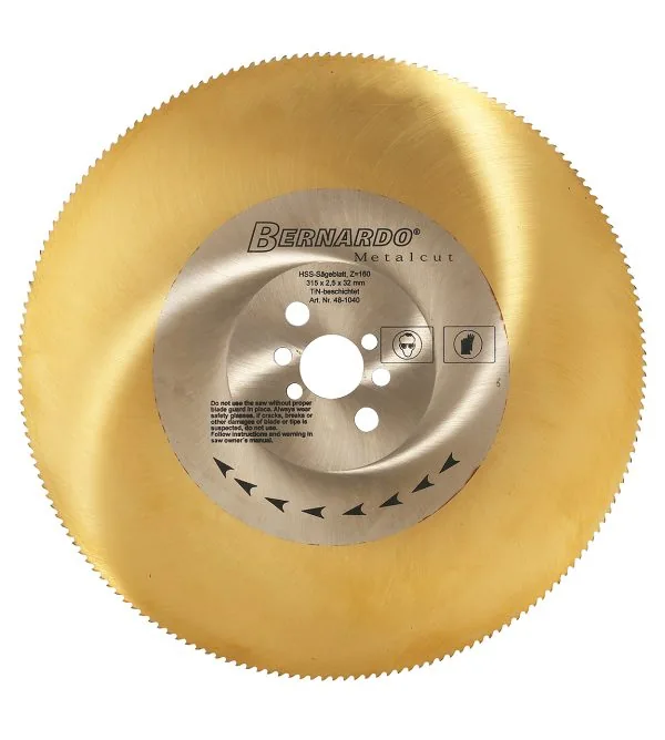 Bernardo Sägeblatt HSS TiN-beschichtet 315 x 2,5 x 32 mm, Z 160 -1