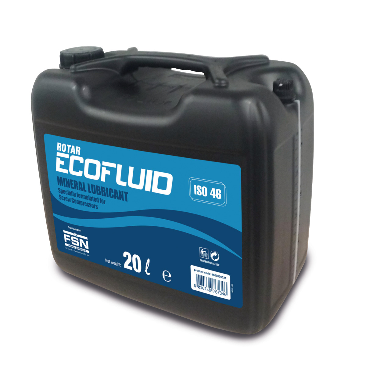 Aircraft Mineralöl für Schraubenkompressoren ROTAR ECOFLUID 46 20 L -1 Aircraft Mineralöl für Schraubenkompressoren ROTAR ECOFLUID 46 20 L -1