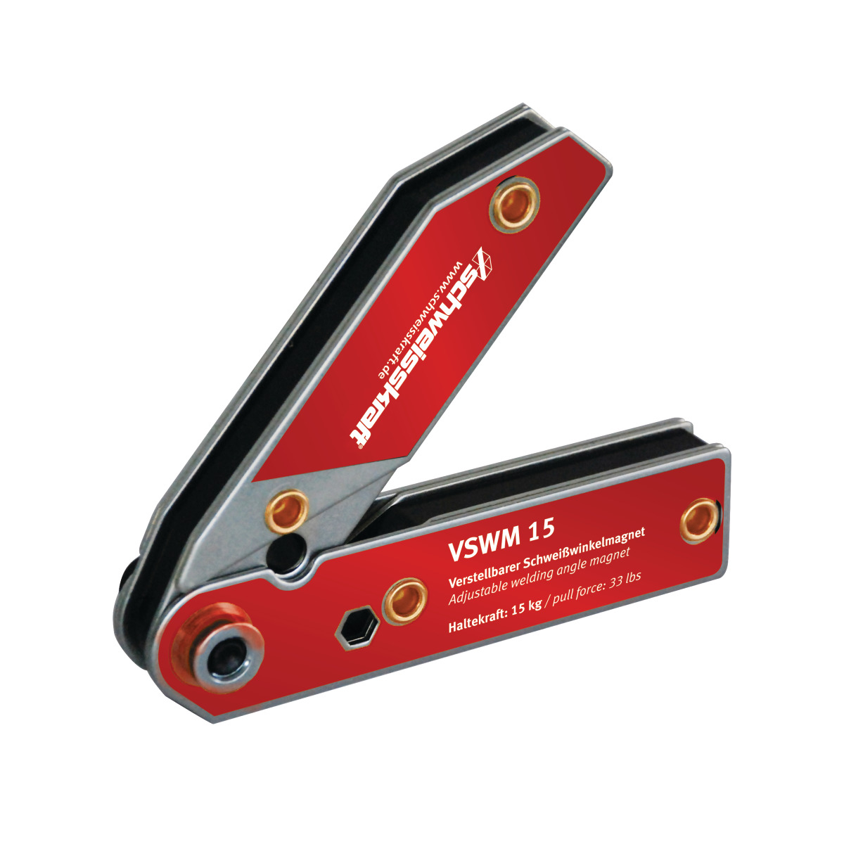 Schweisskraft Verstellbarer Schweißwinkelmagnet VSWM 15
