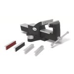 Schweisskraft Schraubstock 125 inkl. Befestigungsmaterial für System 28 inkl. Schonbacken-Set -1