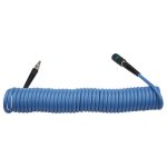 Aircraft Spiralschlauch PU 8x12mm 10m mit Einhand-Sicherheitskupplung -1