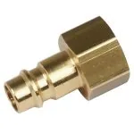 Aircraft Stecknippel mit Innengewinde 1/4" IG / SB -1