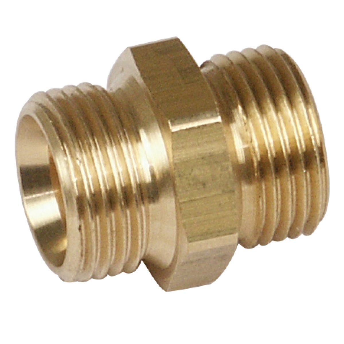 Aircraft Doppelnippel G 3/8" x G 1/2" / SB -1 Aircraft Doppelnippel G 3/8" x G 1/2" / SB -1