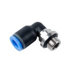 Aircraft Push-in-Stecker 1/8" AG x 6 mm, Winkel, 15 bar -1