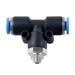 Aircraft Push-in-Stecker M5 AG x 4 mm, T-Stück, 15 bar -1