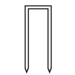 Aircraft Klammern Typ 90 25 mm -1