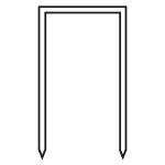 Aircraft Klammern Typ N 38 mm -1