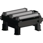 Metallkraft Rollenbahn 1000 x 800 mm -1
