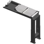 Metallkraft Verbindungsrollenbahn 1000 x 290 mm, Abfuhrseite -1