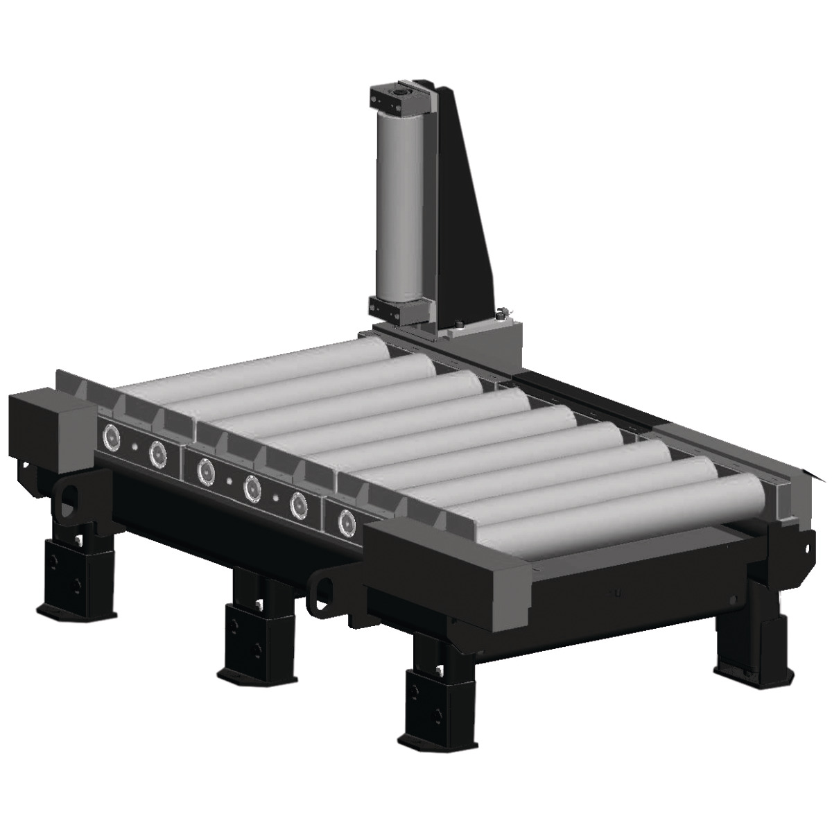 Metallkraft Rollenbahn 2000 x 1000 mm, schwere Ausführung, 7000 kg/m -1 Metallkraft Rollenbahn 2000 x 1000 mm, schwere Ausführung, 7000 kg/m -1