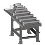 Metallkraft Rollenbahn 2000 x 520 mm, Abfuhrseite, motorisch, für 60°-Schnitte -1