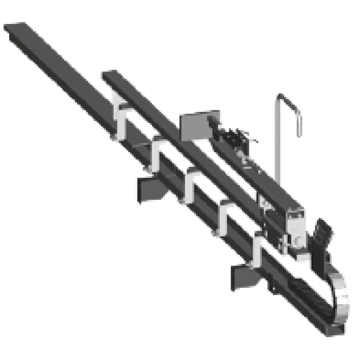 Metallkraft Anschlagwagen elektromechanisches System für motorische Rollenbahn -1 Metallkraft Anschlagwagen elektromechanisches System für motorische Rollenbahn -1