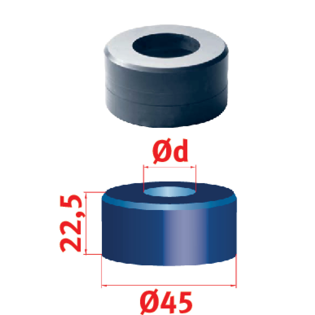 Metallkraft Rundmatrize Nr.45 Ø 17,7 mm -1 Metallkraft Rundmatrize Nr.45 Ø 17,7 mm -1