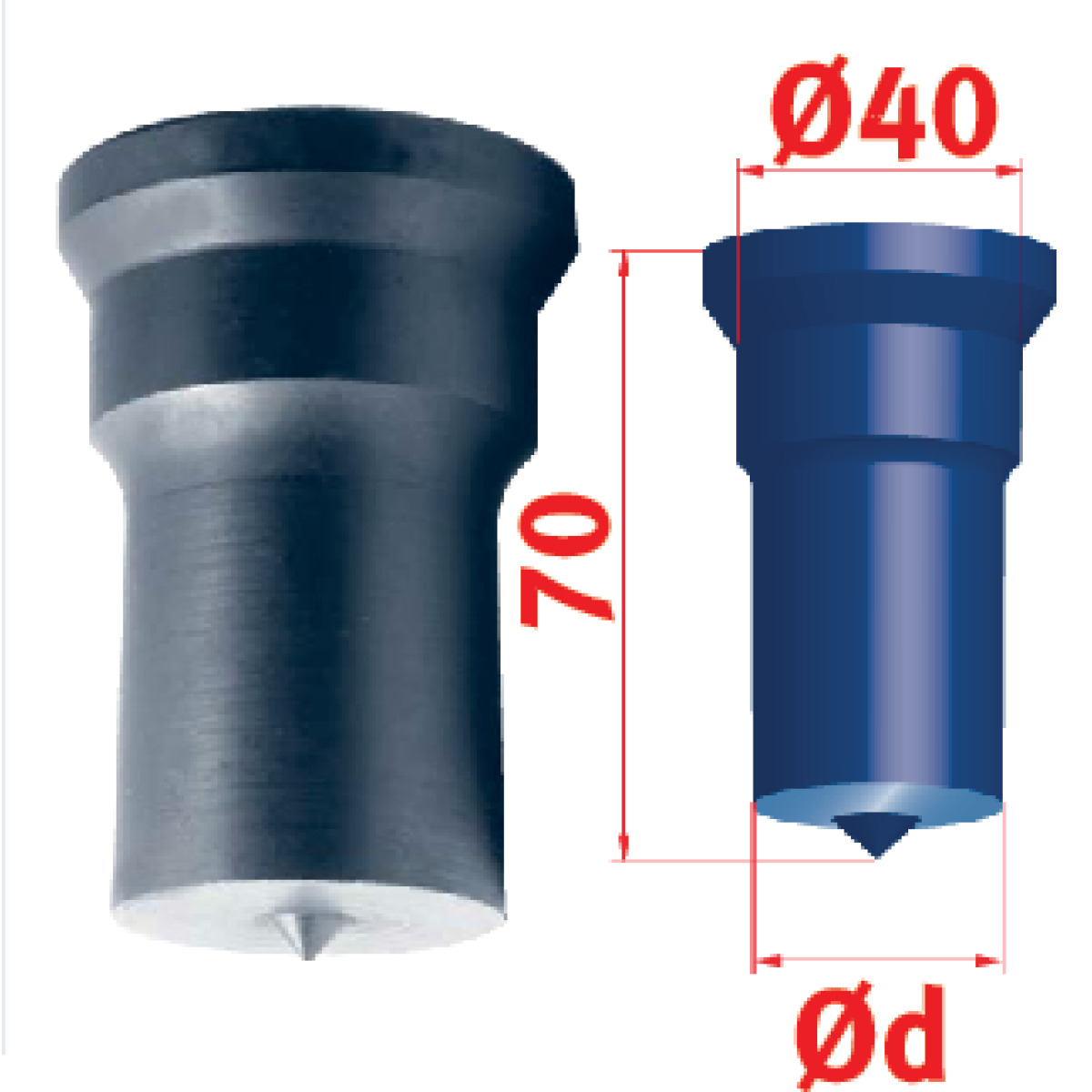 Metallkraft Rundstempel Nr.3 Ø 34 mm -1 Metallkraft Rundstempel Nr.3 Ø 34 mm -1