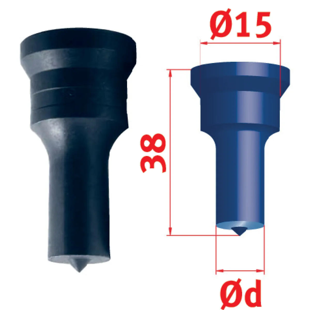 Metallkraft Rundstempel Nr.1 Ø 5,5 mm -1 Metallkraft Rundstempel Nr.1 Ø 5,5 mm -1