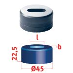 Metallkraft Langlochmatrize Nr.45 6,8 x 30,3 mm -1