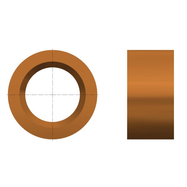 Holzkraft Vorschubrolle ohne Felge Ø 120 mm, Breite 60 mm ohne Felge -1