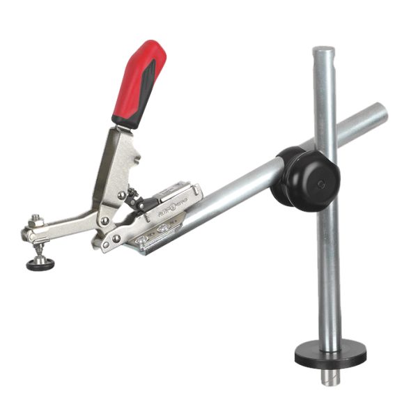 Unicraft Senkrechtspanner auf Stativ mit Klemmbolzen für Lochrasterplatte Ø 20 mm -1