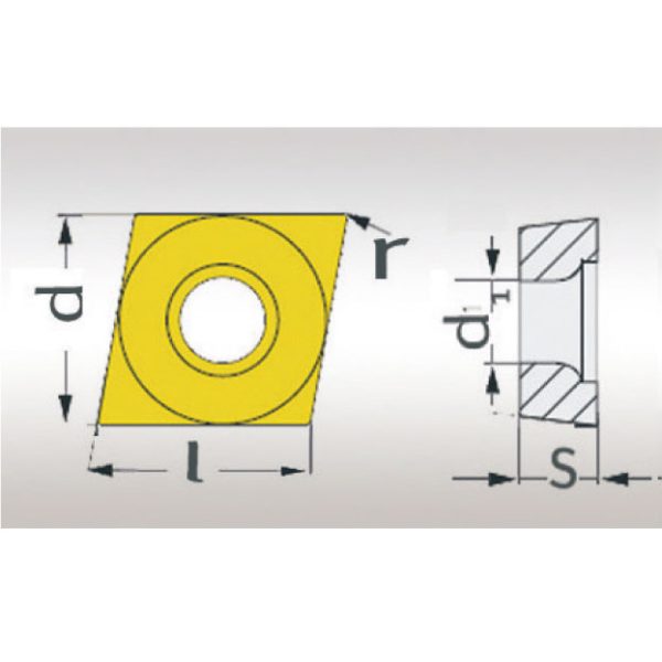 Optimum HM-Ersatzwendeplatten ISO CCMT060204 -1