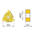 Optimum HM-Ersatzwendeplatten ISO 16ER AG60 -1