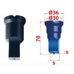 Metallkraft Vierkant-Stempel Nr.3 22 mm -1