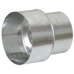 Holzkraft Reduziermuffe, enge Seite gebördelt Ø 125/120 mm -1