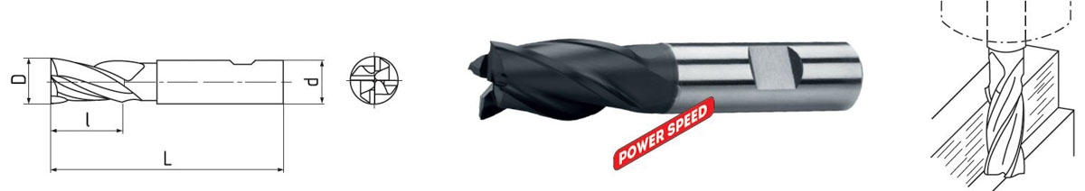 Elmag HSSE PM-Schaftfräser DIN 844 -3 Elmag HSSE PM-Schaftfräser DIN 844 -3