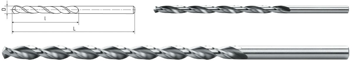 Elmag HSS-Spiralbohrer DIN 1869 -3 Elmag HSS-Spiralbohrer DIN 1869 -3