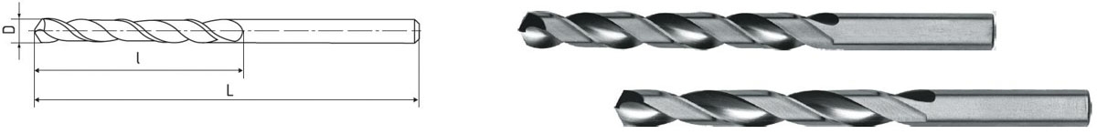 Elmag HSS Co5-Spiralbohrer DIN 338 -3 Elmag HSS Co5-Spiralbohrer DIN 338 -3