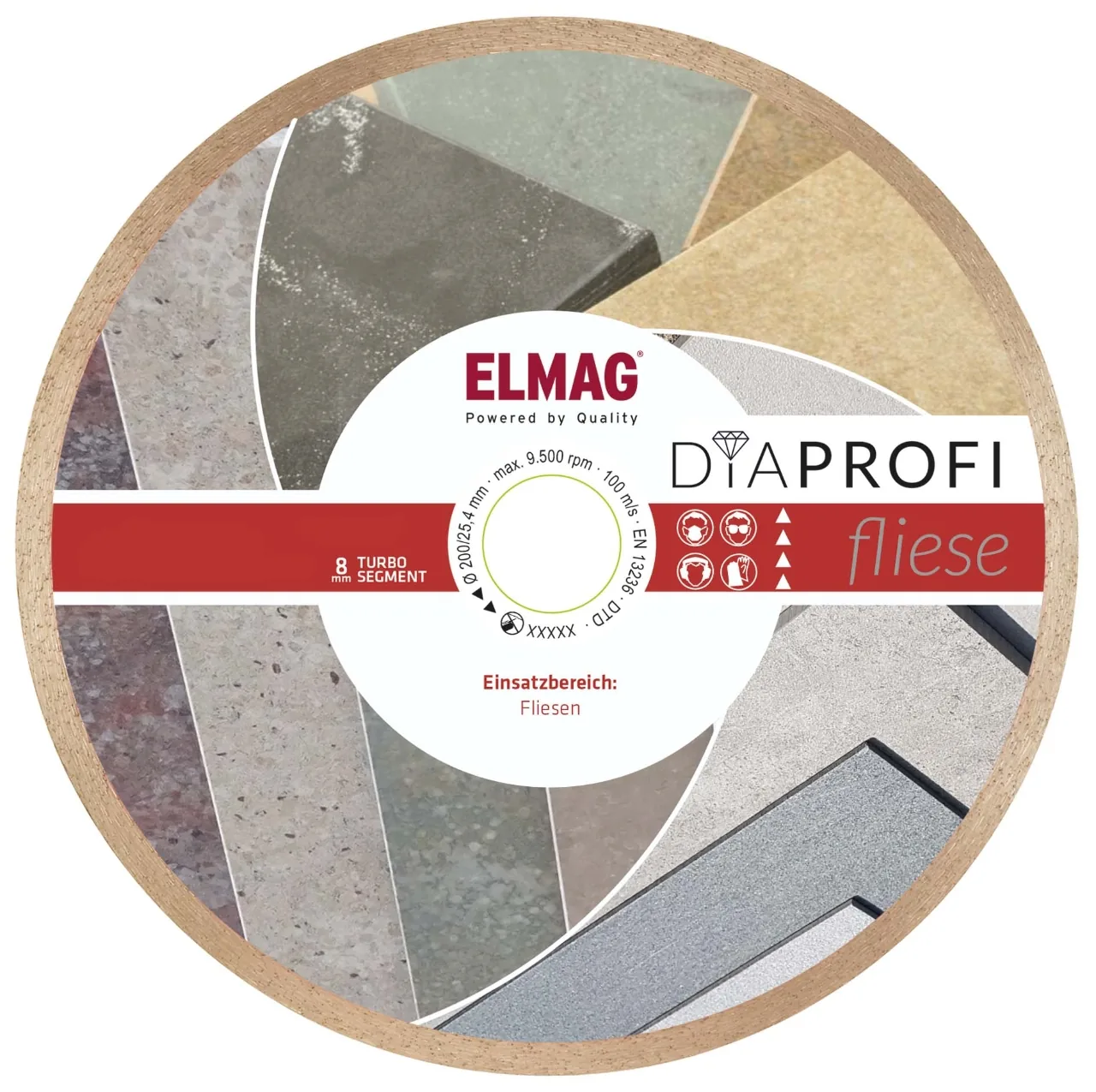 Elmag DiaProfi-Diamantscheibe FLIESE 350mm -4