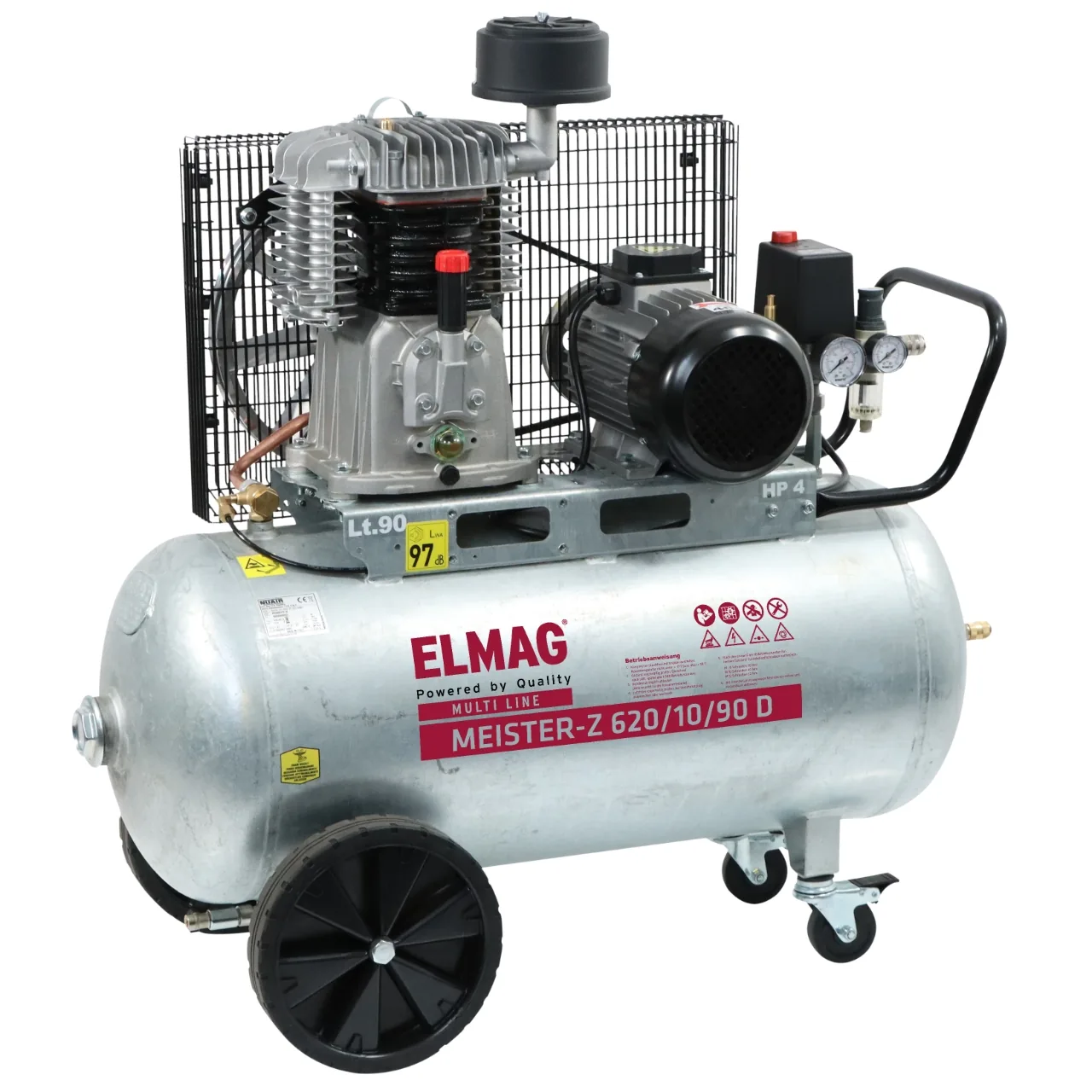 Elmag Kompressor MEISTER-Z 'verzinkt' 520/10/50 D -3
