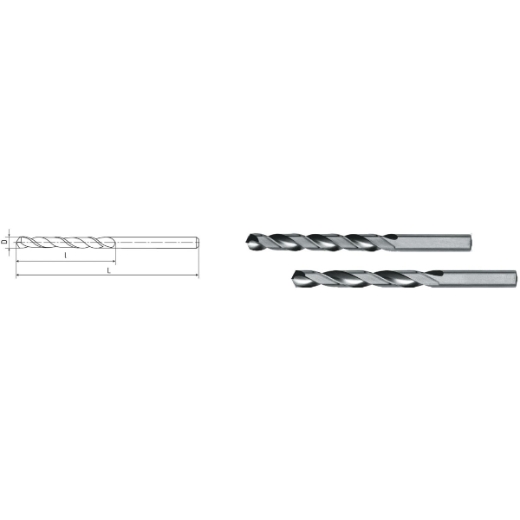 Elmag HSS Co5-Spiralbohrer DIN 338 -1