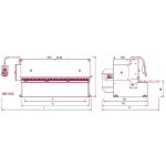 Elmag Hydraulische Tafelblechschere Mod. HGD 3100x6mm -9