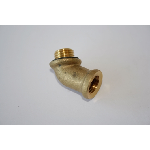 Elmag Messing-Knie 45° für -1 Elmag Messing-Knie 45° für -1