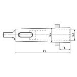 Elmag Reduzierhülse MK 6 / MK 5 -3