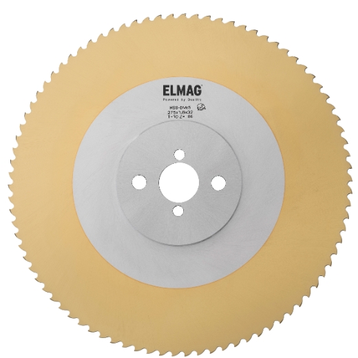 Elmag Sägeblatt HSS / DMo5 / TiN Beschichtet TiN 225x2,0x40mm T4 -1