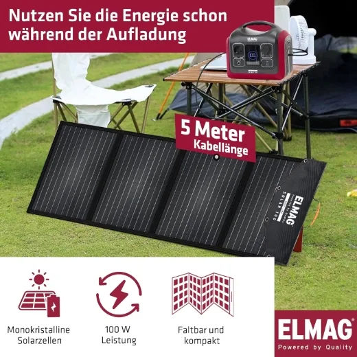Elmag Solargenerator-Set ENERGY 600 + SOLAR 100 -6