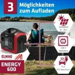 Elmag Solargenerator-Set ENERGY 600 + SOLAR 100 -7