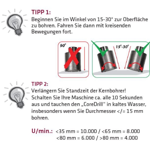 Elmag Diamant-Kernbohrer Dia- CoreDrill -3 Elmag Diamant-Kernbohrer Dia- CoreDrill -3