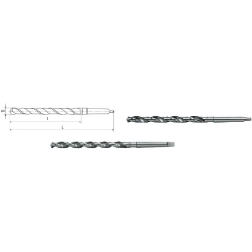 Elmag HSS Co5-Spiralbohrer mit Morsekegel DIN 341 -1