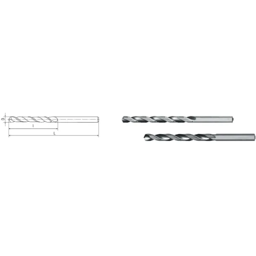 Elmag HSS Co5-Spiralbohrer DIN 340 -1
