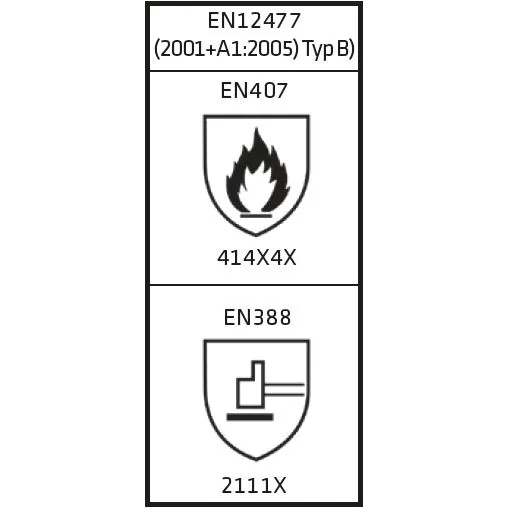 Elmag 5-Finger-Schweißerhandschuhe WELDAS 10-1004 L -4