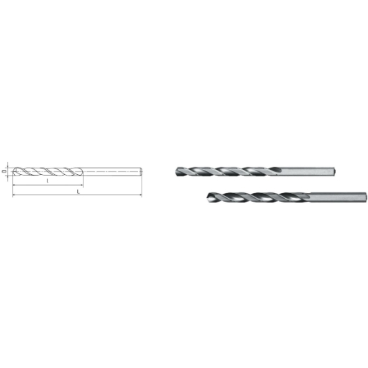 Elmag HSS Co5-Spiralbohrer DIN 340 -1 Elmag HSS Co5-Spiralbohrer DIN 340 -1