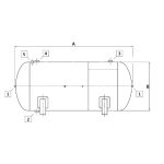 Elmag Druckluftkessel stehend, 16 bar -3