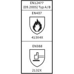 Elmag 5-Finger-Schweißerhandschuhe WELDAS 10-2304 L -3