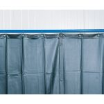 Elmag Schweißerschutzvorhang dunkelgrün -1